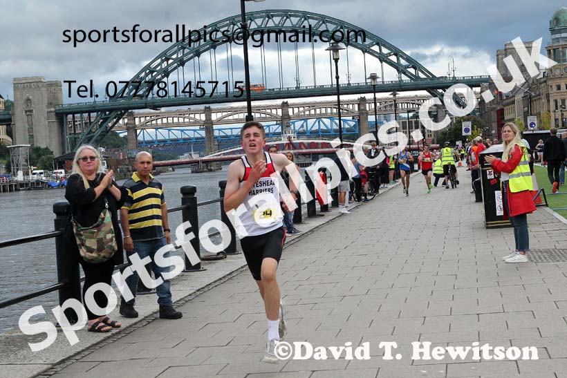 Junior Quayside Road Race, Newcastle/Gateshead, 2021, August 11th. Photo: David T. Hewitson/Sports for All Pics